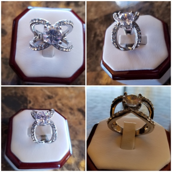 White Topaz Ring(s) Size 7 and 9 - Picture 2 of 5
